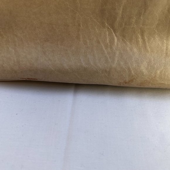 Jacqueline Jarrot Women's Beige Leather Arm Strap Tote Handbag Silver Hardware - Picture 9 of 11